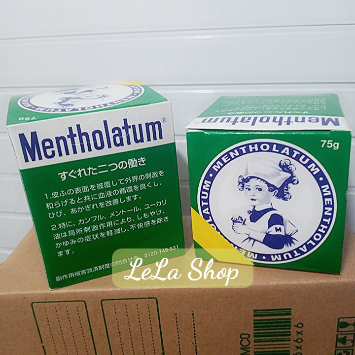 Dầu Cù Là Rohto MENTHOLATUM Nhật Bản