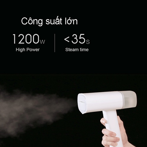 Bàn là , bàn ủi hơi nước cầm tay Xiaomi GT-306W dùng cho nhiều loại vải, tạo hơi cực nhanh - Hàng Chính Hãng