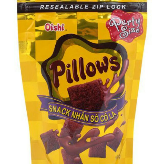 Bánh Snack Oishi Pillows Nhân Socola 100G