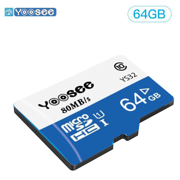 Thẻ nhớ Yoosee 64Gb U3 tốc độ cao chuyện dụng cho Camera IP wifi, Smartphone, loa đài | WebRaoVat - webraovat.net.vn