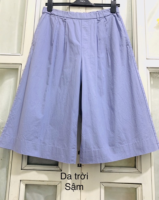 Quần ống rộng cotton Xô