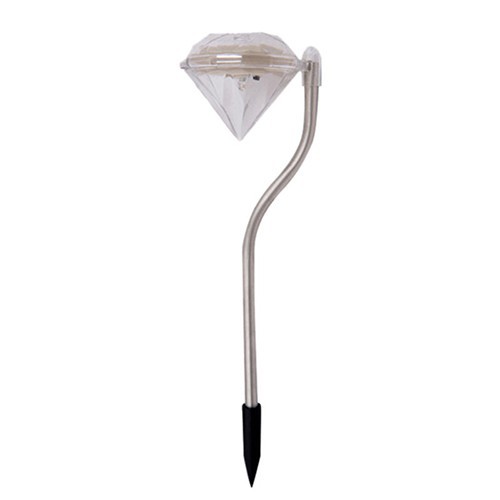 Đèn LED hình kim cương năng lượng mặt trời trang trí sân vườn