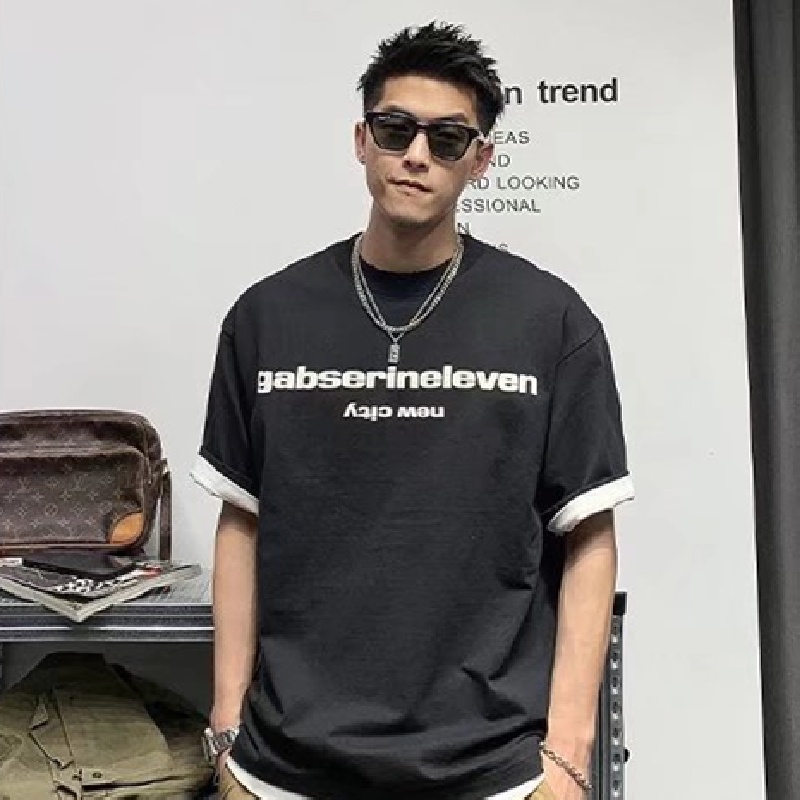 Áo Thun Tay Ngắn Thời Trang Phong Cách Năng Động Cho Nam