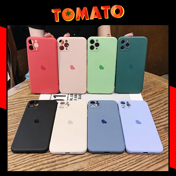 Ốp Chống Bẩn - Ốp Iphone 11 - Full Viền Cạnh Vuông IPhone 12  BẢO VỆ CAMERA Cho Iphone 11/11pro max - Phụ Kiện Tomato | BigBuy360 - bigbuy360.vn