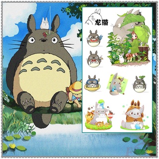 Hình xăm dán tạm thời hình totoro chống thấm nước phong cách dễ thương