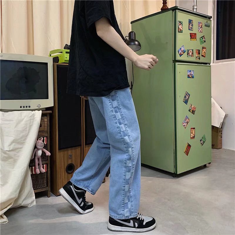 quần jean ống rộng nữ unisex from rộng quần bò ống rộng retro thời trang Quần jean ôm phong cách Hàn Quốc quần jean nam cao cấp oversize quần baggy nữ quần jeans