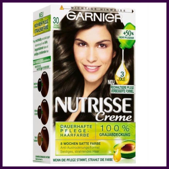 Thuốc nhuộm tóc garnier nutrisse creme Đức