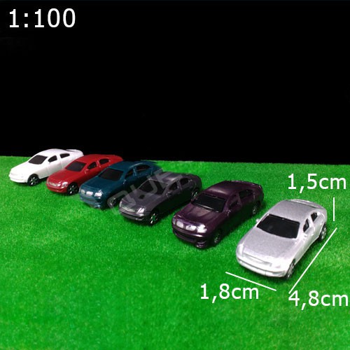 Xe tải container / Xe ô tô mô hình trang trí nhiều kích thước