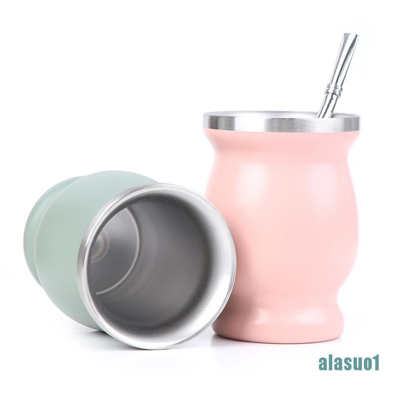 Cốc uống trà Yerba Mate bằng thép không gỉ 304 8oz