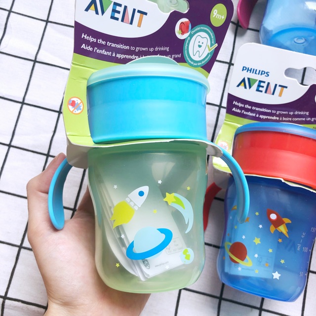 Bình tập uống Philips Avent 360 độ chống tràn cho bé 9M+ 260ml