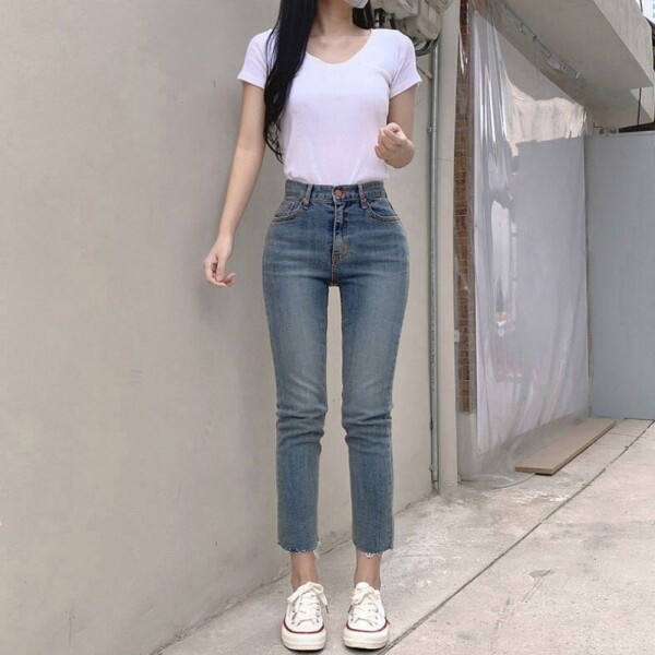 Quần Bò Ôm Sát Dark Part 9 Straight Fit Skinny J-BLIN