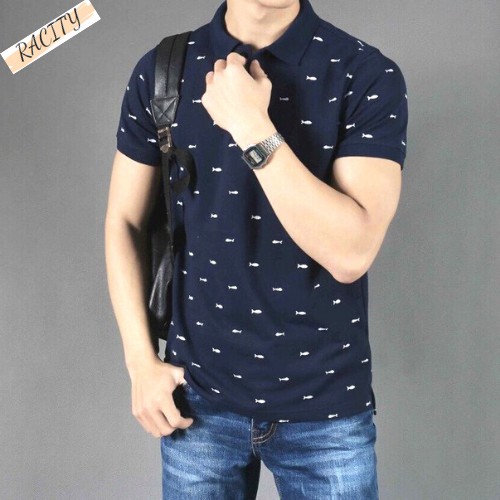 Áo Thun Nam Có Cổ Bẻ cộc tay đẹp cotton cao cấp giá rẻ RACITY AT08 | BigBuy360 - bigbuy360.vn