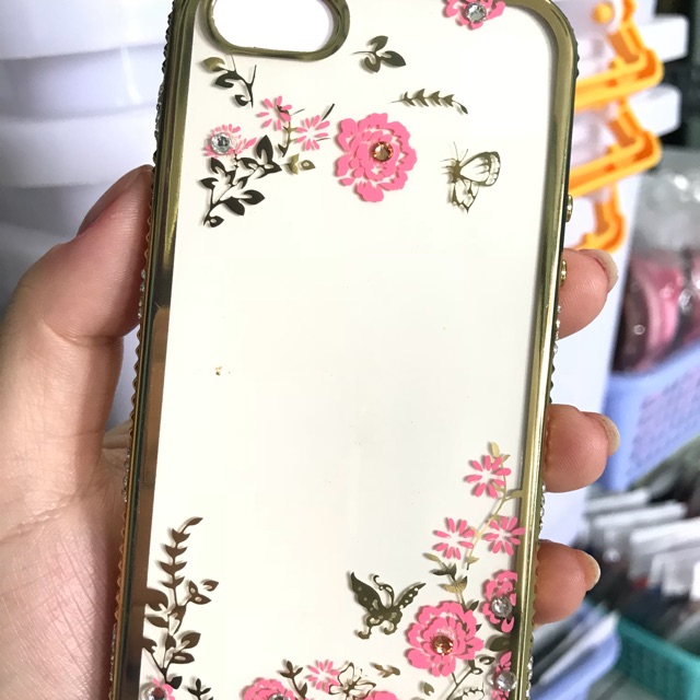 Ốp dẻo đính đá Iphone 5/5s
