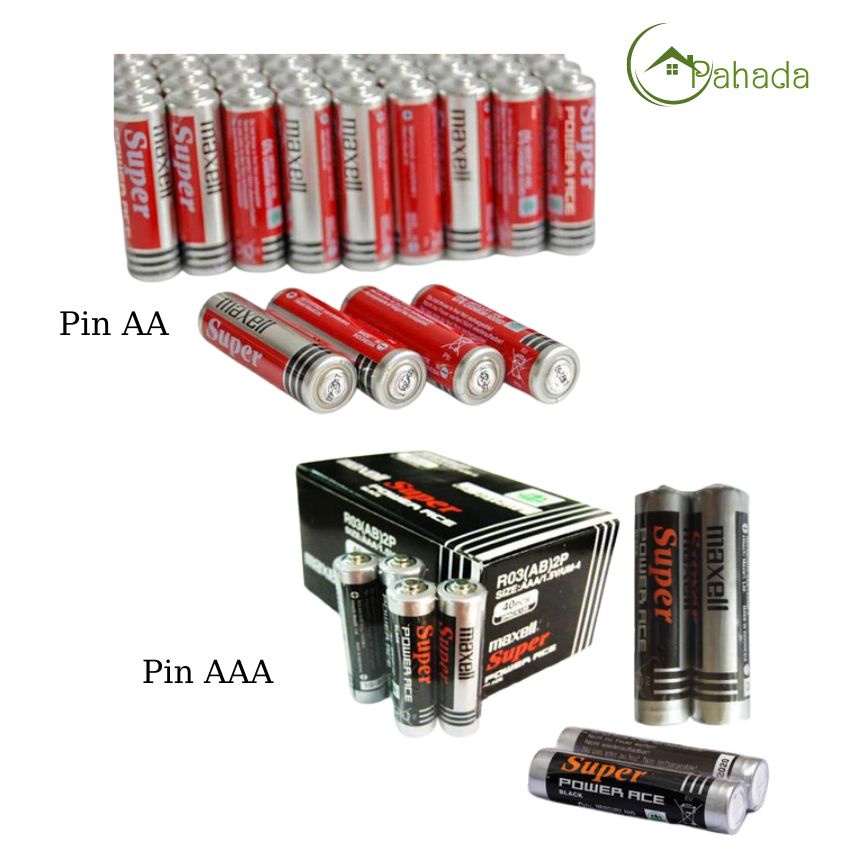 Pin tiểu AA và AAA maxcell 1,5V
