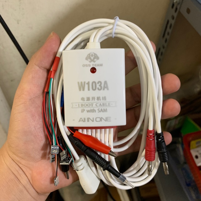 Dây kẹp nguồn iP6 - 14PM - OSS W103A V8