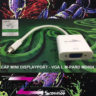 Cáp chuyển mini displayport ra vga m-pard md004 - cáp chuyển minidp to vga m-pard md004
