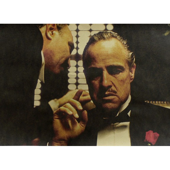 Poster phim The godfather / mafia phong cách cổ điển 51x35.5cm