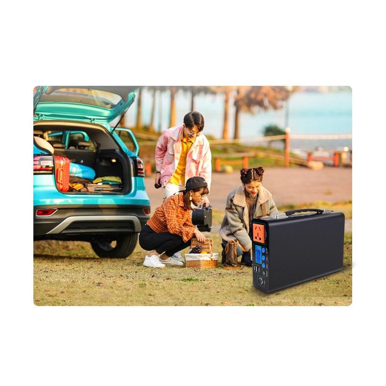 Trạm sạc dự phòng - Máy phát điện di động  32000mAh-600W-sạc nhanh- Cổng điện 220V-600W tích hợp