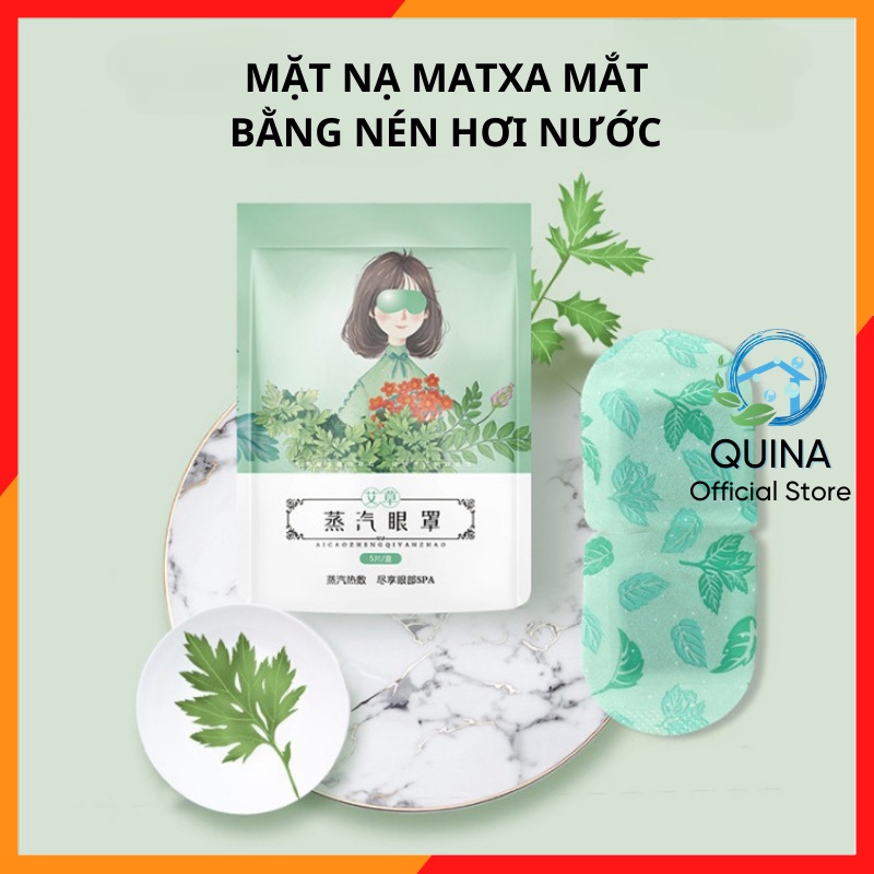 [HOT] Mặt Nạ Hơi Nước Che Mắt Thư Giãn Mắt Chườm Nóng Giảm Đau Mắt Mỏi Mắt Có Thể Bịt Mắt Khi Ngủ Nghỉ Ngơi Quina QN006