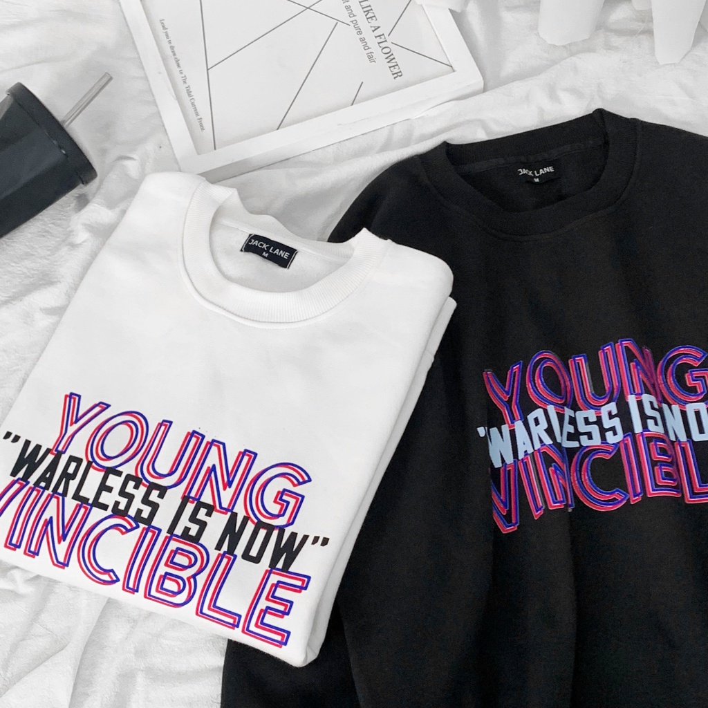 Áo Sweater JL Oversize Warless, JACKLANE, Áo nỉ chui đầu Unisex Jack Lane | BigBuy360 - bigbuy360.vn