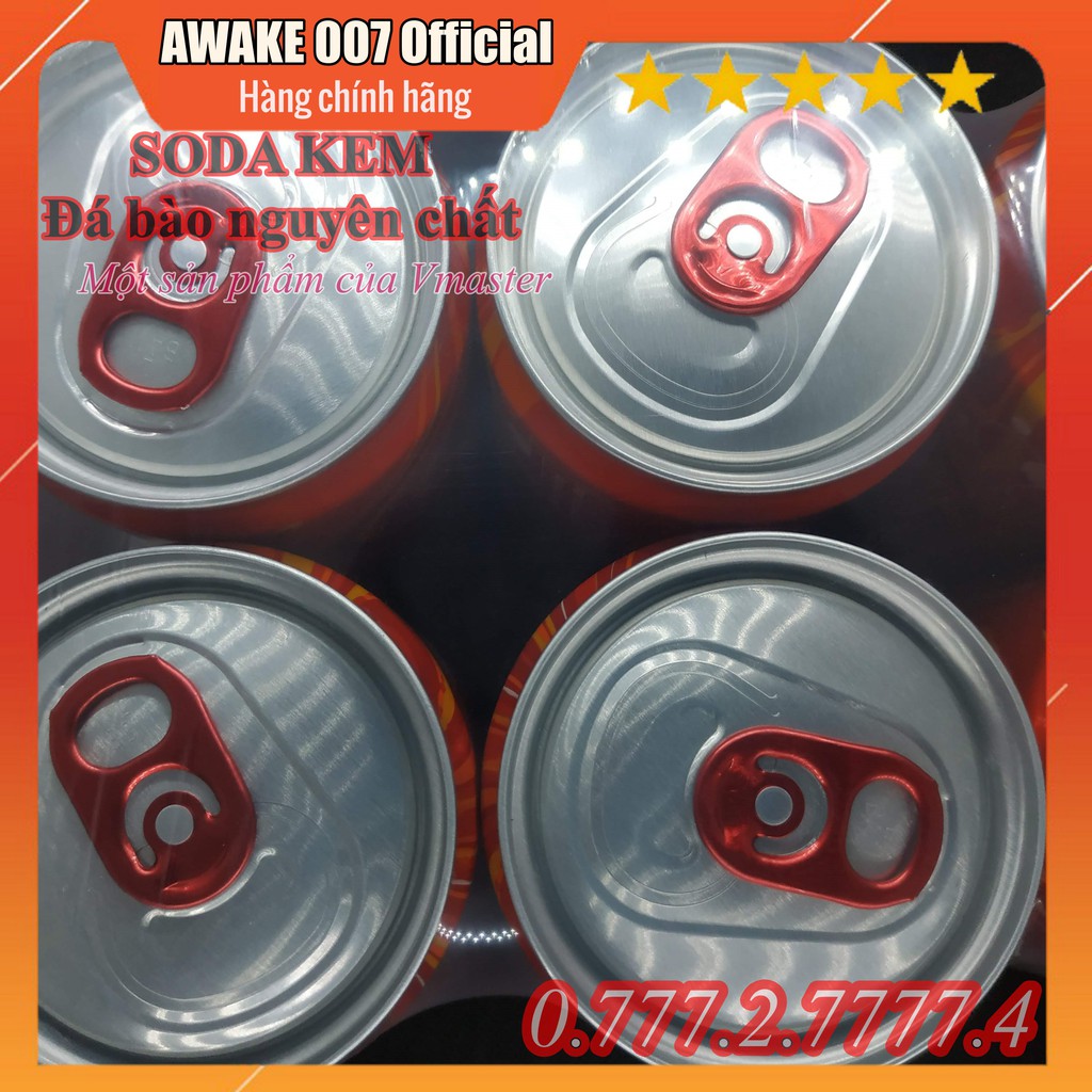 Nước SODA kem AWAKE 007 - 330ml 24 lon