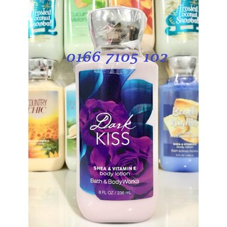 Sữa dưỡng thể Dark kiss Shea and Vitamin E Body Lotion - Bath and Body Works Mỹ
