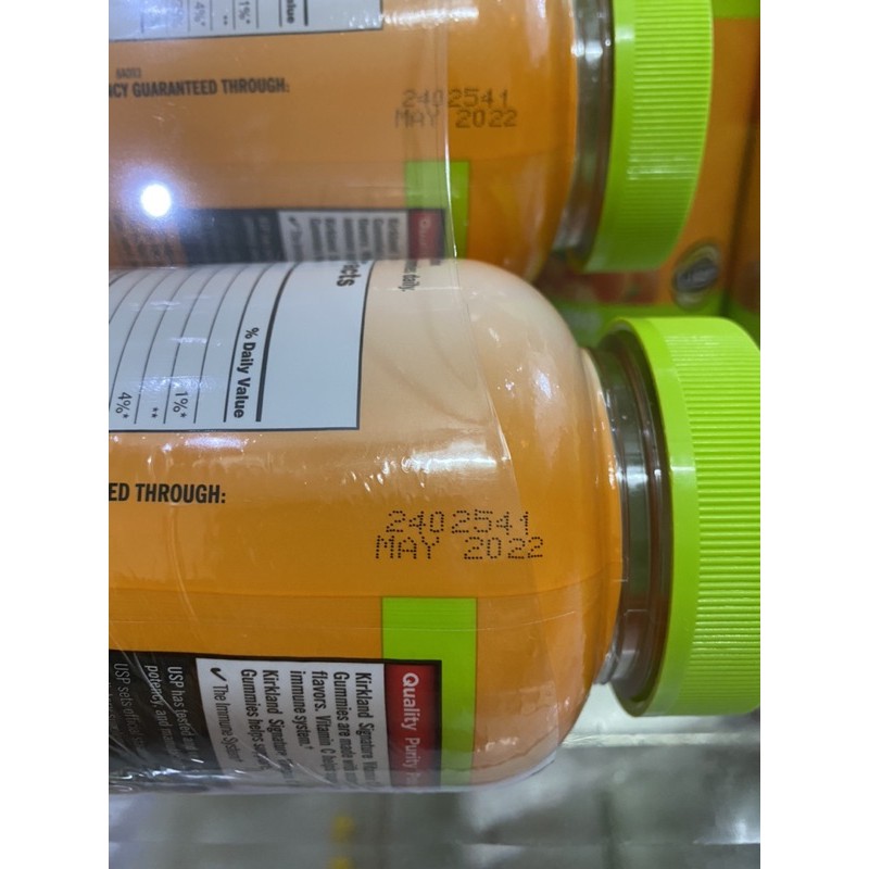 Kẹo dẻo bổ sung vitamin C Kirkland