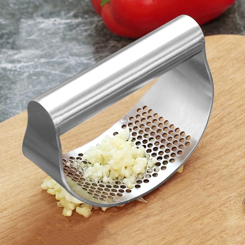 Dụng cụ nghiền tỏi bằng thép không gỉ đa năng