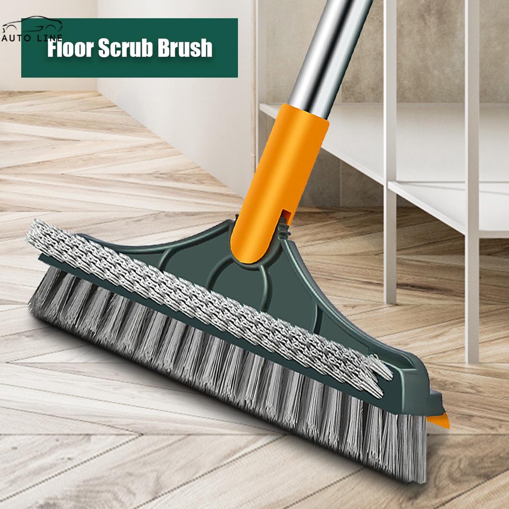 Bàn Chải Chà Sàn 3 Trong 1 Cán Dài Hình Chữ V Kèm Cây Gạt C1232