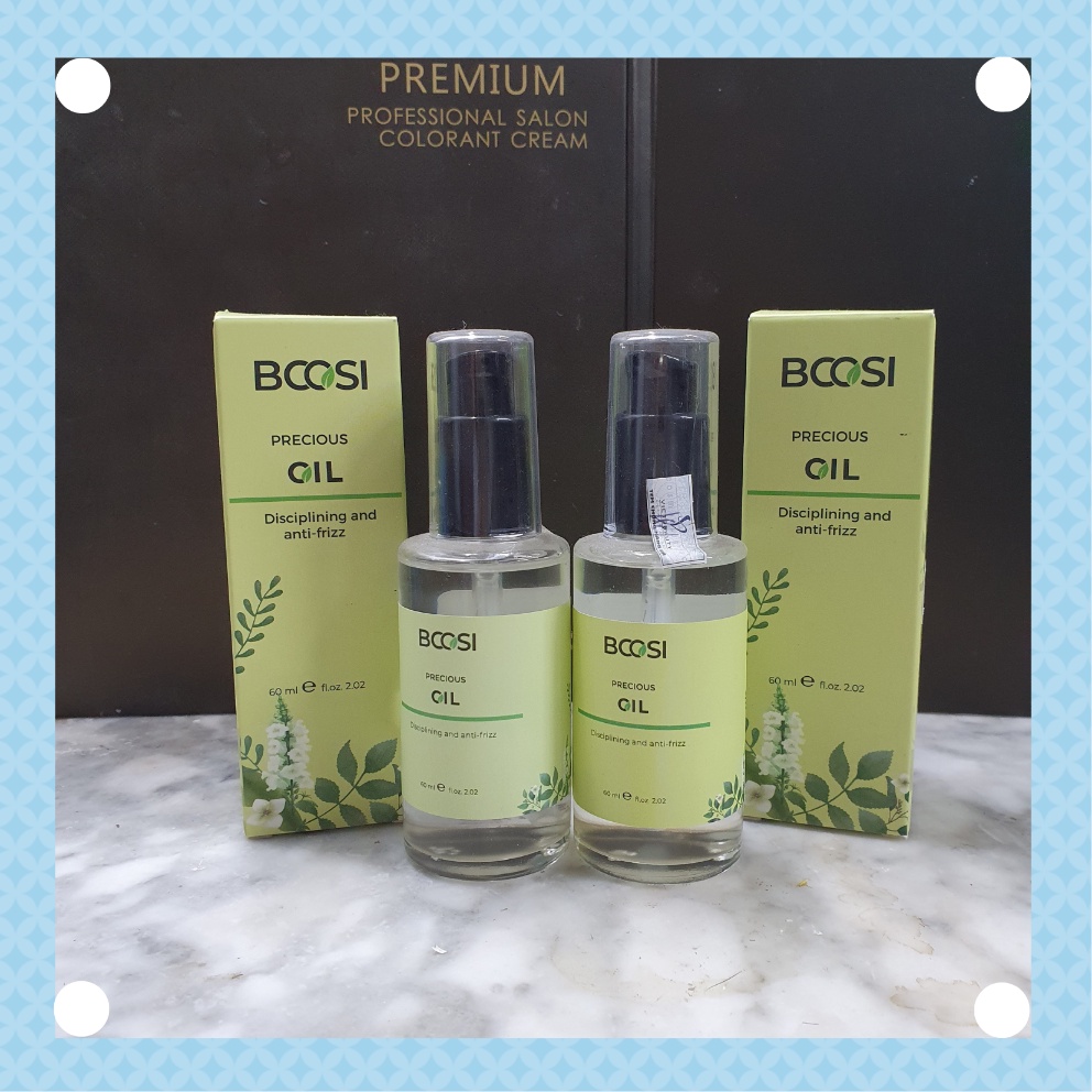 Tinh dầu dưỡng tóc thiên nhiên siêu mượt Bcosi precious oil 60ml hàng chính hãng hết xơ rối phục hồi hư tổn