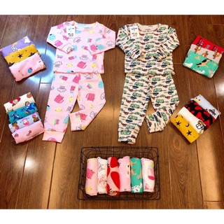 Set 3 bộ bozip dài tay cho bé trai/ bé gái