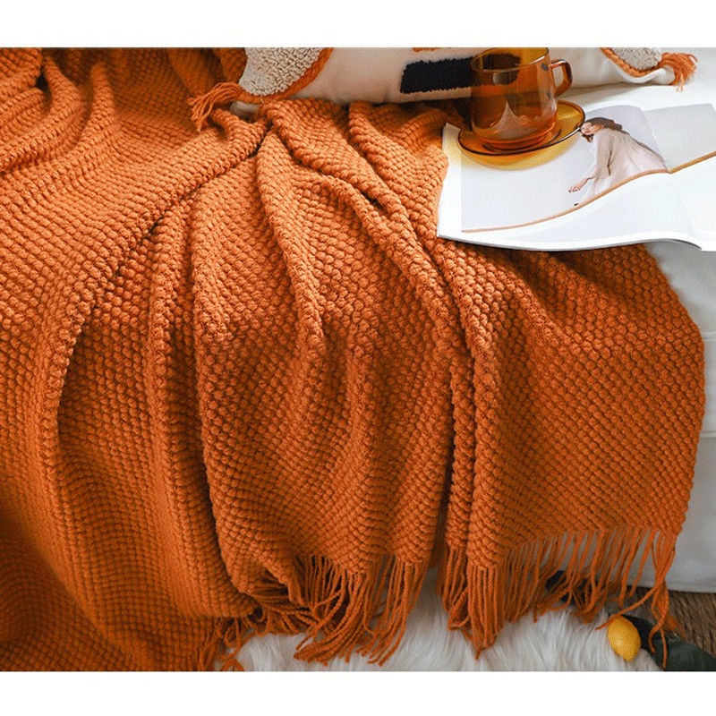 Chăn phủ ghế sofa màu đặc 1.3x1.7M Chăn mỏng Chăn hè