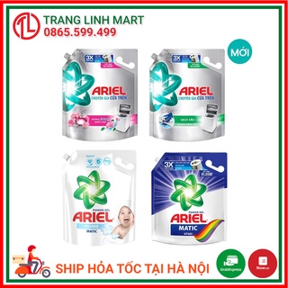 Nước giặt Ariel đậm đặc/sạch sâu/hương Downy túi 1.8kg /3.05kg