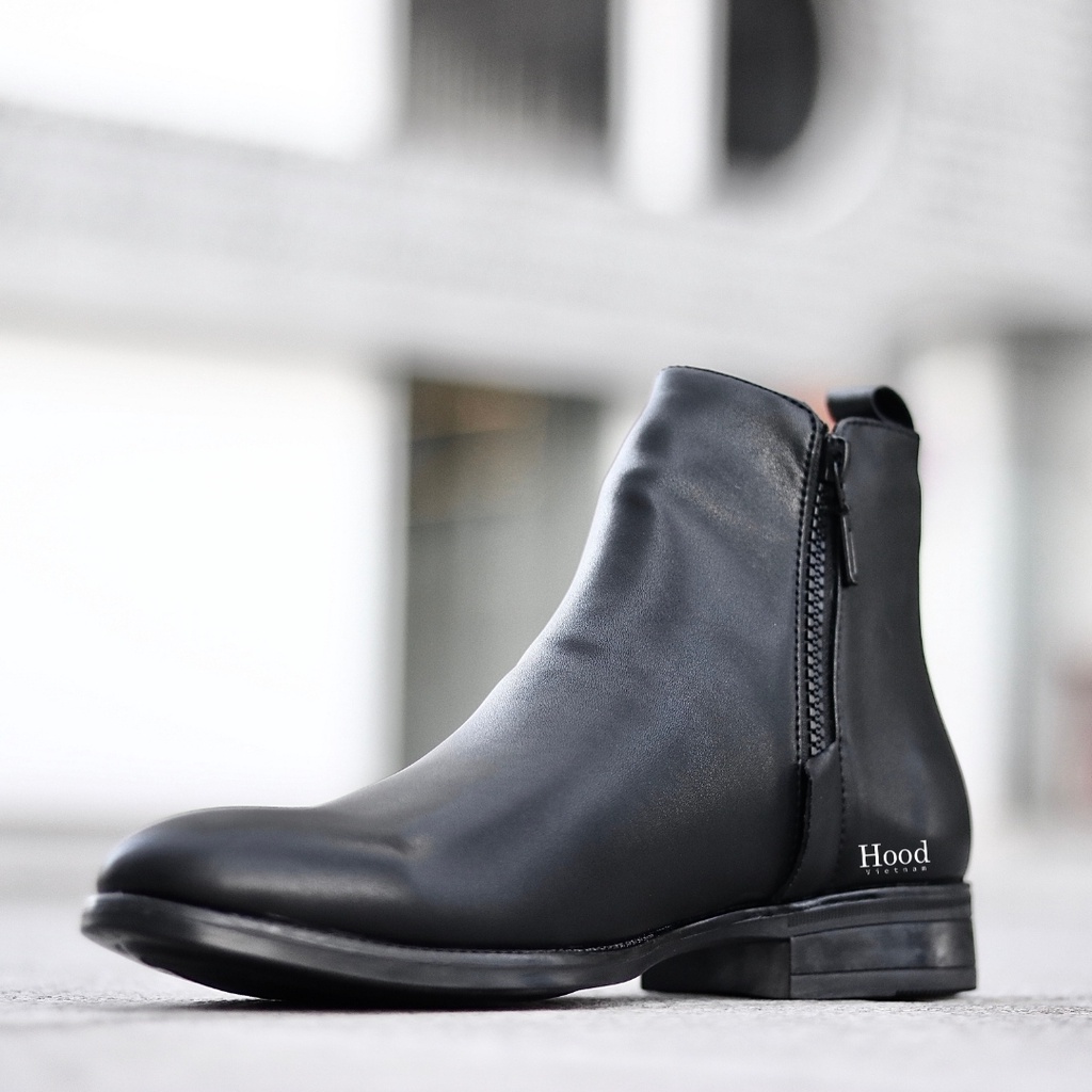 Giày Chelsea Boot Nam khóa chéo - Da bò cao cấp - Đế cao su đúc nguyên khối - Bảo hành 12 tháng #thehood | BigBuy360 - bigbuy360.vn