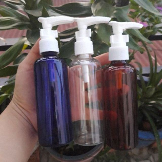 Chai Chiết Mĩ Phẩm ❤ RẺ VÔ ĐỊCH ❤ Chai nhựa pet xịt vòi nhấn 100ml,150ml,200ml,250ml chiết mỹ phẩm