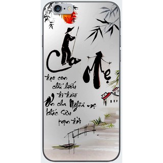 Ốp lưng IPhone 6, 6 Plus in hình Thư pháp cha mẹ