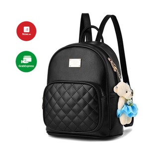 Balo da nữ mềm đẹp BaloHome, Balo Da Nữ Thời Trang tặng móc khóa