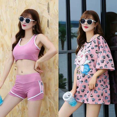 Set Đồ Tắm In Họa Tiết Hoa Thời Trang Quyến Rũ Dành Cho Nữ | BigBuy360 - bigbuy360.vn