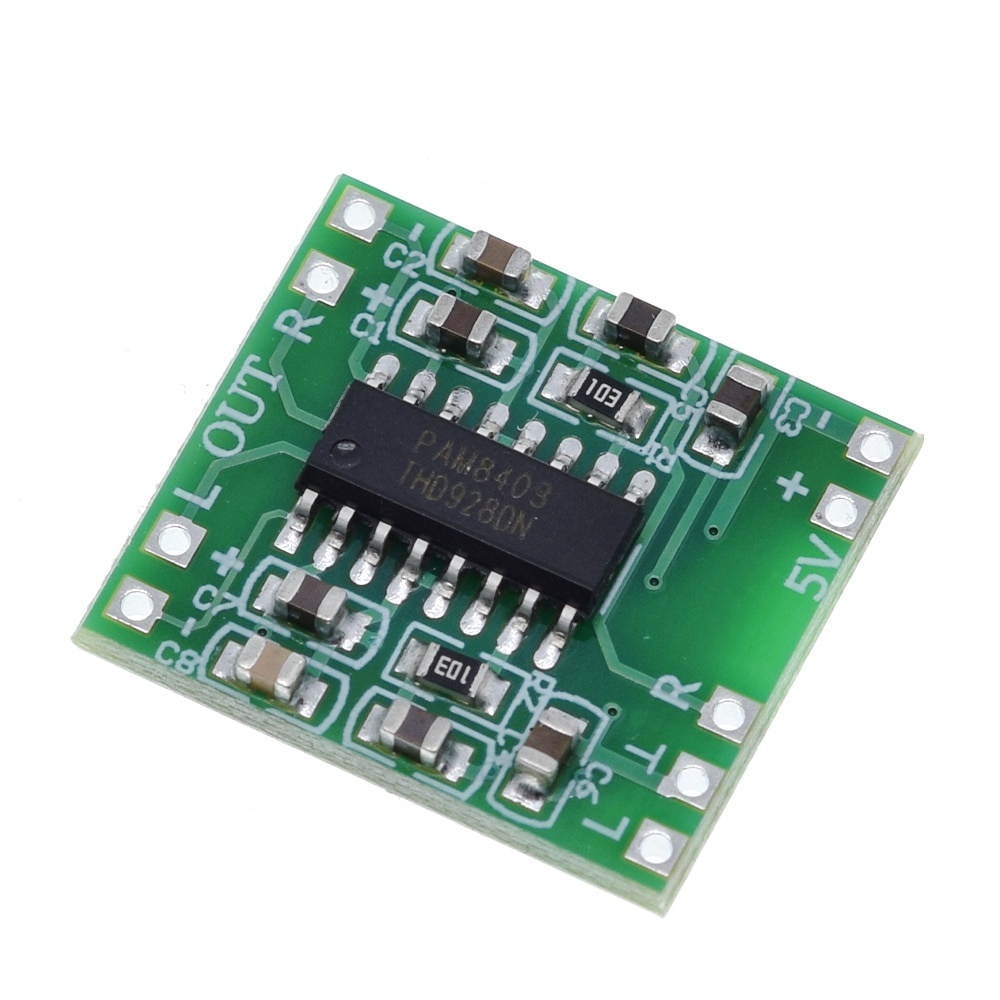 Bảng Mạch Khuếch Đại Âm Thanh Kỹ Thuật Số Mini Bluetooth 5.0 Pam8403 2x3w 5w 2.5v Sang 5v