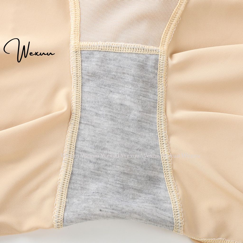 Quần lót cạp cao gen bụng Wexuu có thanh nẹp định hình eo thon gọn tôn dáng - GB18