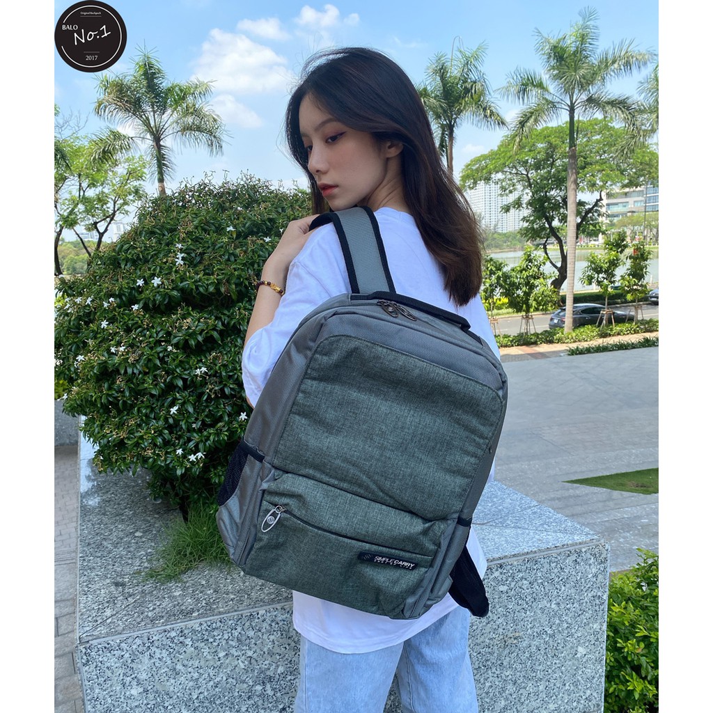 Balo Thời Trang Cao Cấp Simple Carry B2B01 B.Grey