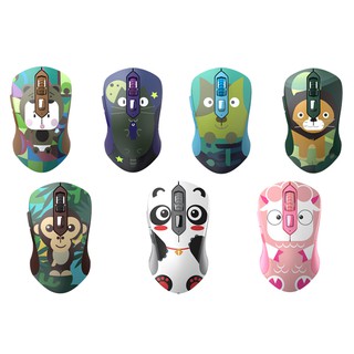 Chuột Không Dây DAREU LM115G Multi-Color (Dragon, Sheep, Panda, Monkey, Lion, Dog, Cat, Bear, Black)