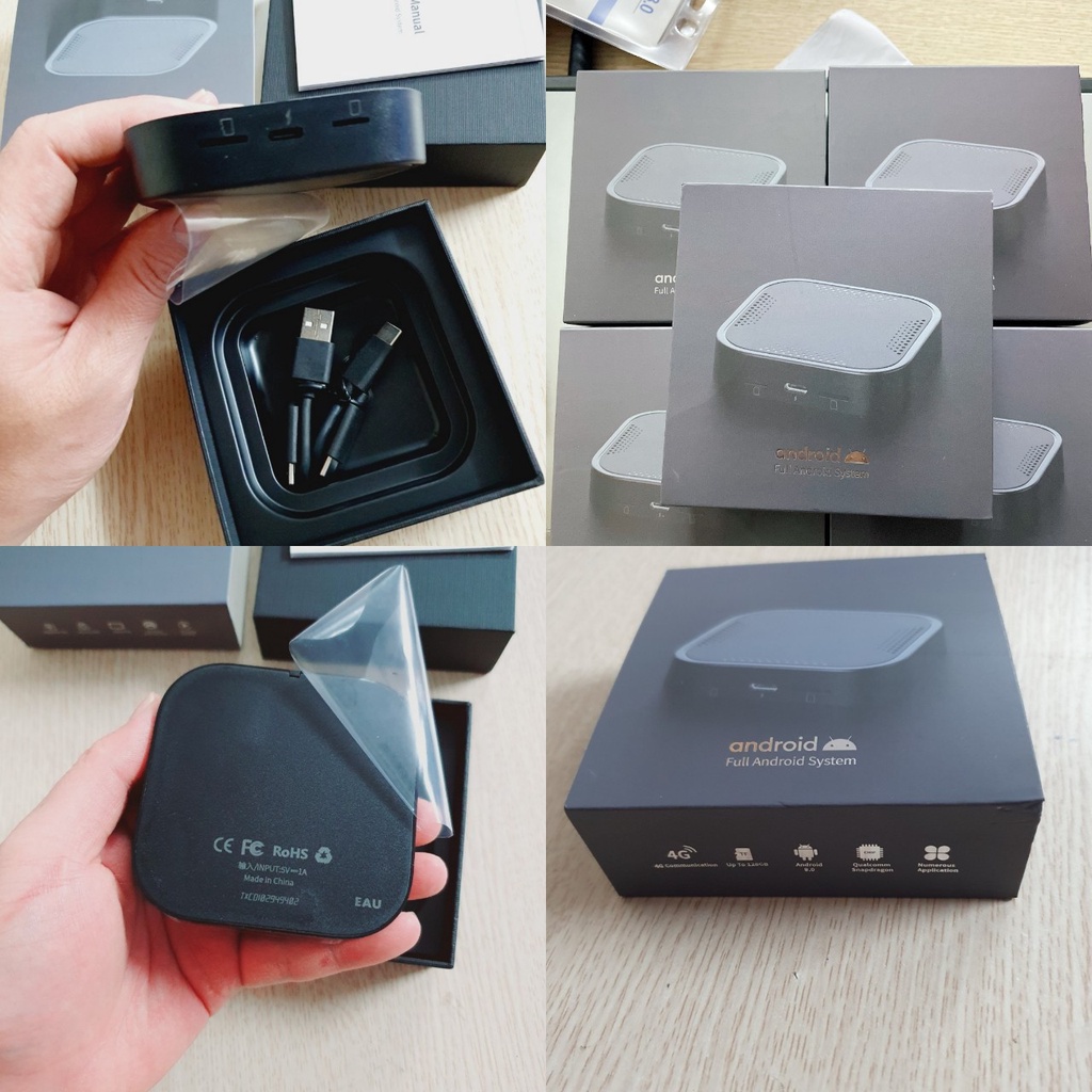 Androi box 4G cho xe ô tô- biến màn hình zin thành màn Androi- BH 12 tháng