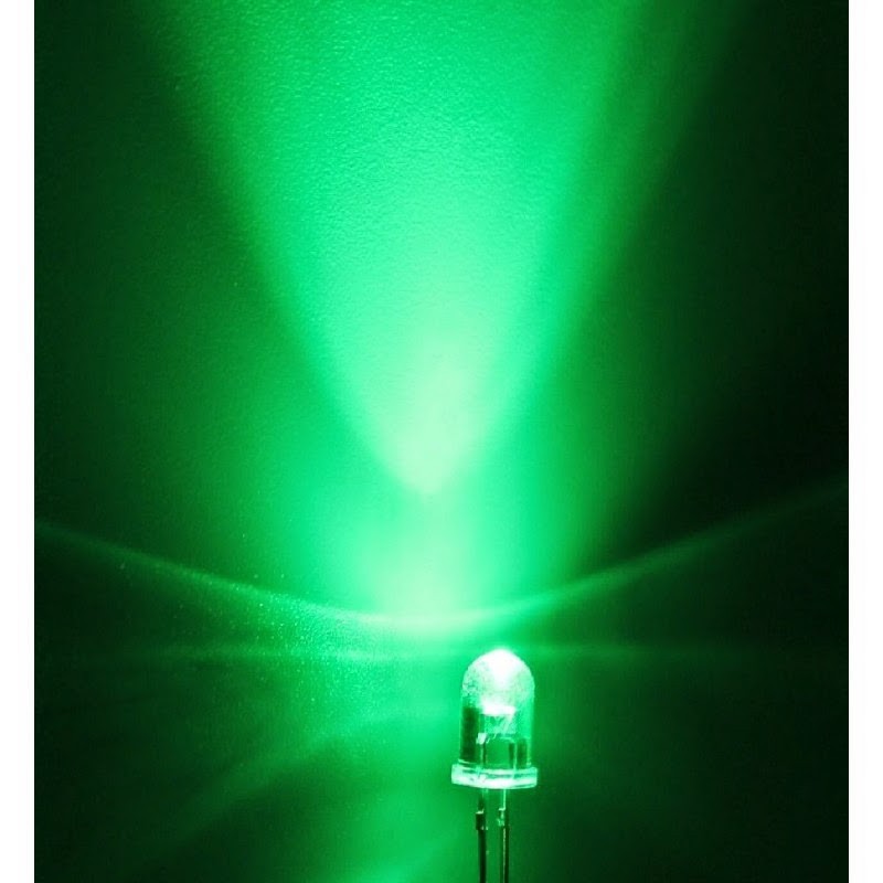 [50 CON] (TK1) Led siêu sáng 5mm màu XANH LÁ (SSXL5)