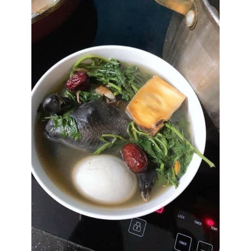Gà tần thuốc bắc khay 2 con