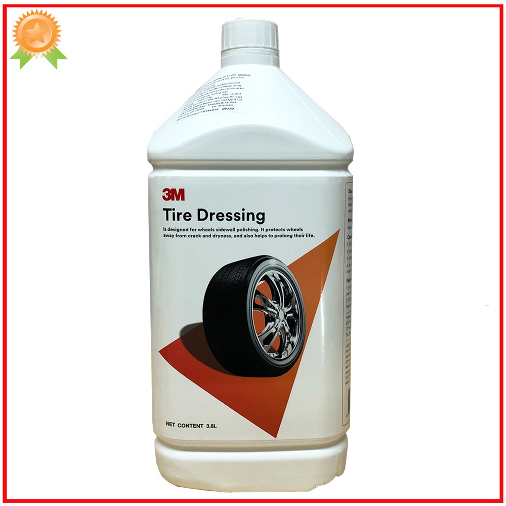 Bảo Dưỡng Khoang Máy Lốp Xe Ô Tô 3M Tire Dressing 3.8L