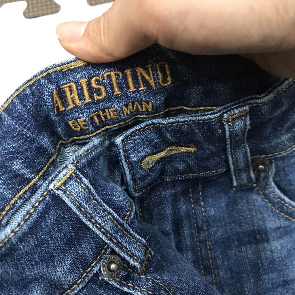 Quần Jeans ARISTINO phom Sim fit  mềm mại, xốp nhẹ và thoáng khí - AJN03402