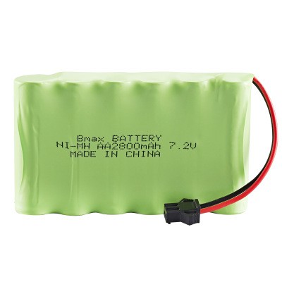 Pin dung lượng cao 6V 7.2V 2800mAh giắc SM JST - pin NI-MH NI-CD jack cắm dẹt cho xe ô tô điều khiển từ xa RC