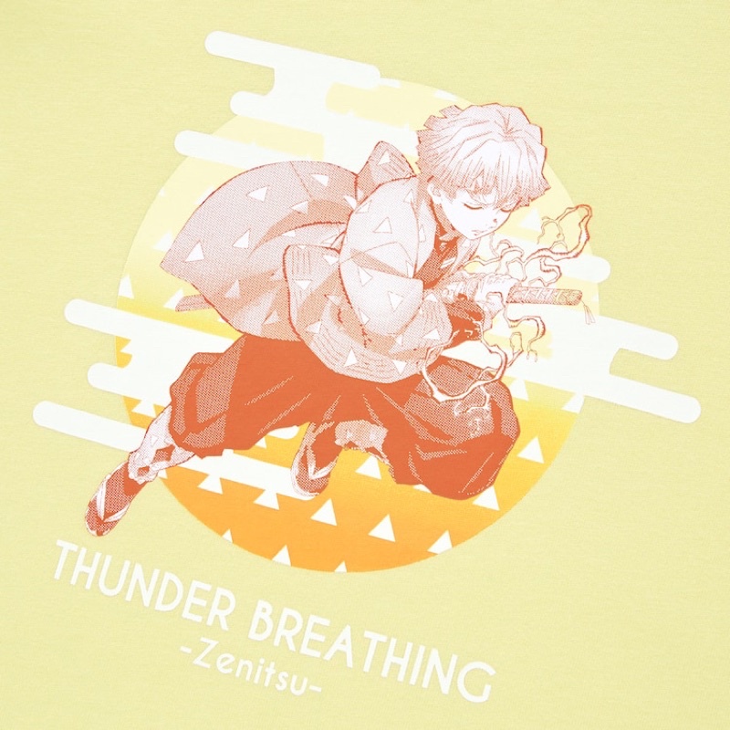 Áo phông trẻ em Thunder Breathing Zenitsu dễ thương của UNIQLO