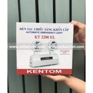 Đèn sạc chiếu sáng thoát hiểm khẩn cấp KENTOM - KT2200EL